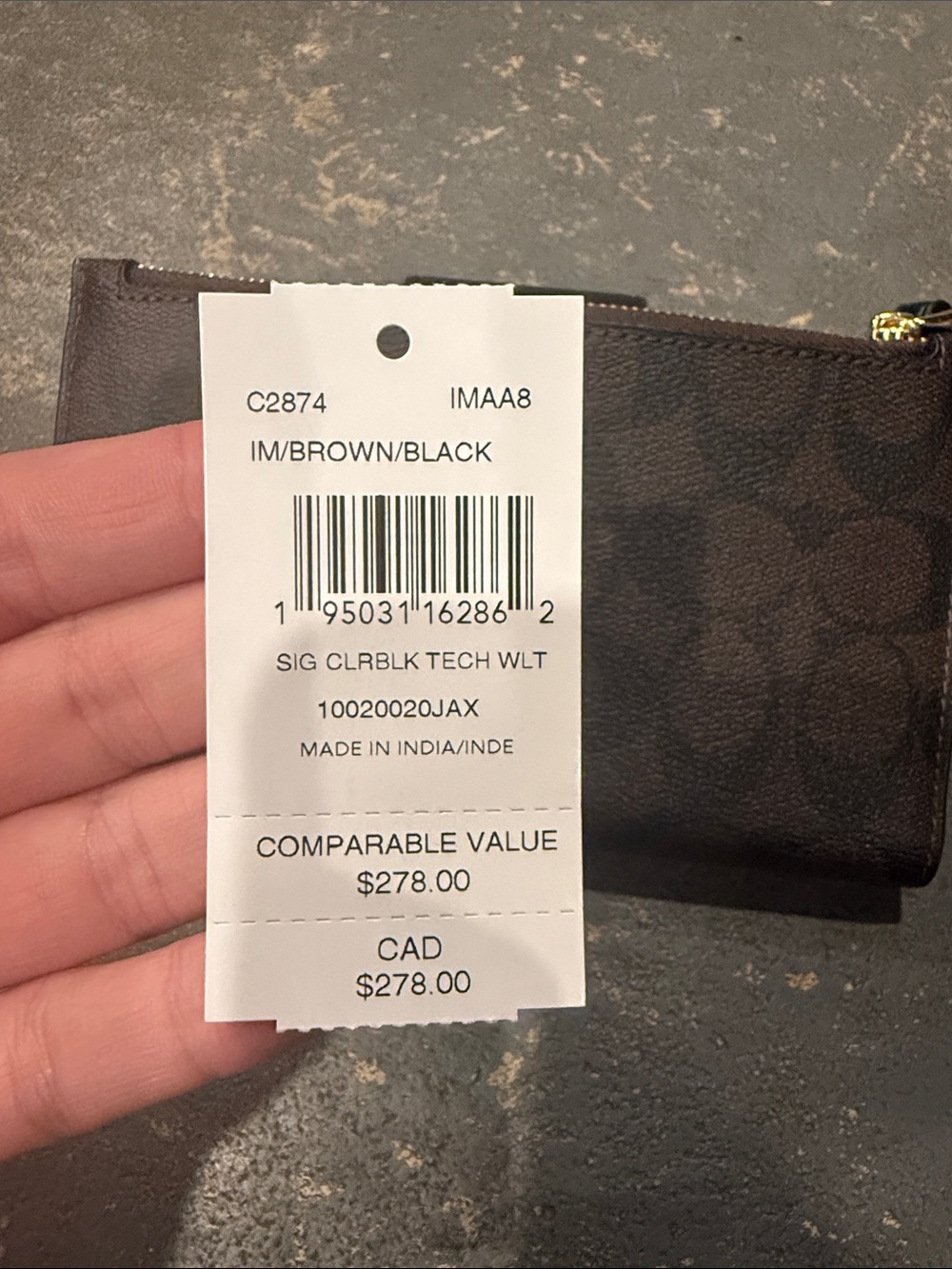 Coach Colorblock Tech Wallet - Picture 4 of 4